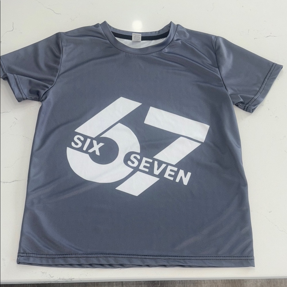 Kids Grey “67” T‑Shirt – Size 11/12